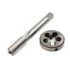 HSS M-14*1,0mm Gewindebohrer & M-14*1,0mm Schneideisen Metrisches Gewinde Linksgewinde Metallbearbeitungswerkzeuge M-14*1 Gewindebohrer+Rundschneideisen-Satz Elektrowerkzeugzubehör