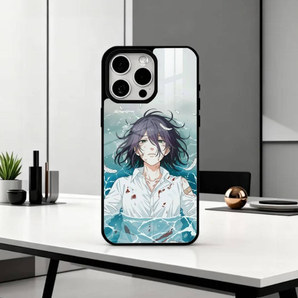 C-Chainsaw Man R-Reze A-Arc    Phone Case For iPhone17,16,15,14,13,12,11 Plus,Pro Max Magnetic For Magsafe Wireless Charging