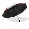 1pc Christmas Candy Cane Santa Umbrella with Plastic Handle,Suitable for All Seasons Home Travel Outdoor UmbrellaDD528