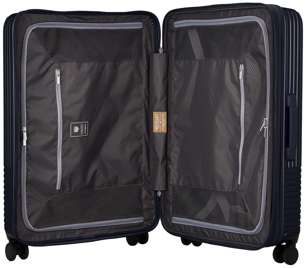 Suitcase APINEX Spinner Expandable with Brake Function 69cm Matte Dark Navy [Samsonite] 69/20 75/90L 4.5kg