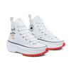Converse Run Star Hike High Made With Love - Hvite Damesneakers Bright-Poppy Svart 571874C