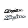 Skyline Logo Nissan  Car Sticker  Black White  ABS Material