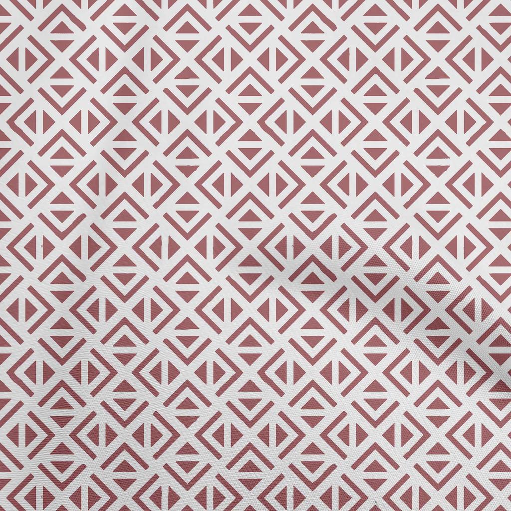 oneOone Katoen Flex Lichtgroene Stof Geometrische Driehoek Jurk Materiaal Stof Print Stof Per Meter 40 Inch