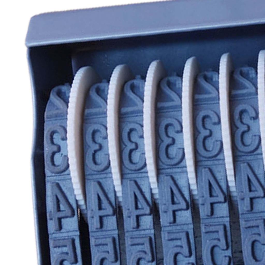 12 digits Wheel Number Stamp Sturdy Multifunction Vintage Number Stamp Universal for Office Dormitory DIY Craft Card Making Date