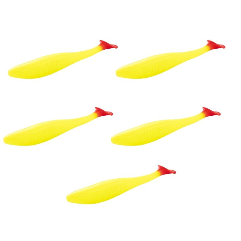 5Pcs 10cm Swim Baits for Saltwater Soft Fishing Lures Paddle Tail Swimbaits Artificial Baits Fishing Lure