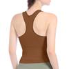 Women's Summer Outer Wear with Bra Pad Camisole Running Fitness Underwear Slim Yoga Sports Tank Top