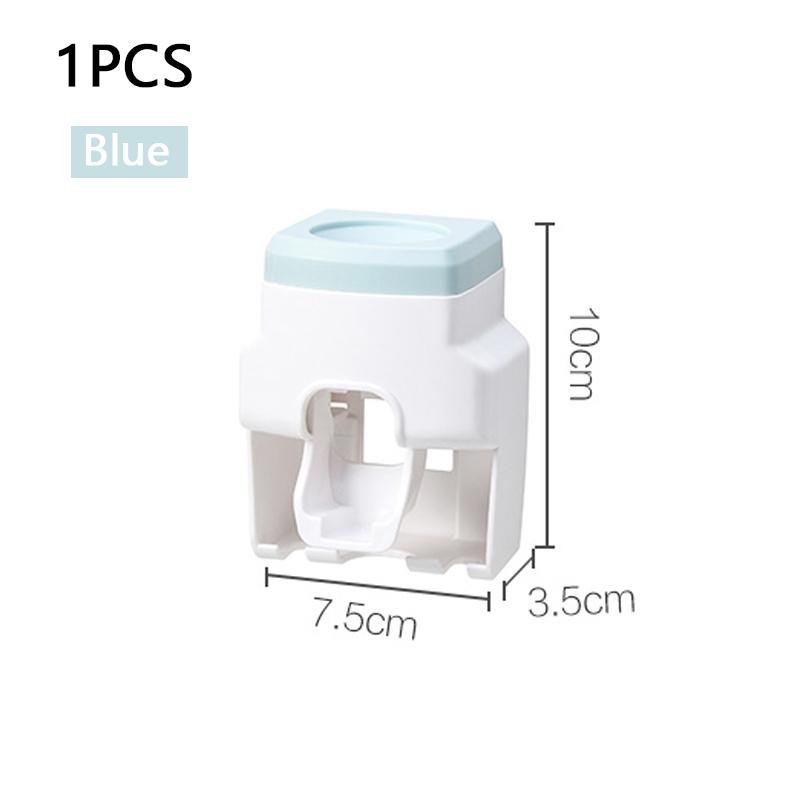 

Автоматический дозатор зубной пасты, настенный экструдер, пластиковый держатель зубных щеток без перфоратора, ленивый человек, аксессуары для ванной комнаты, гаджет