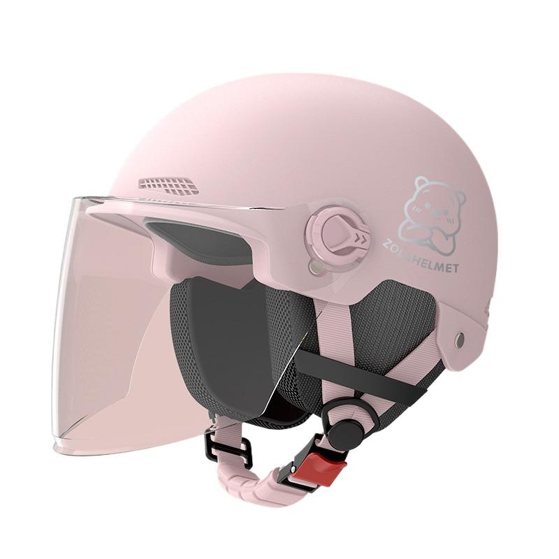 Helmet Electric Car Girl Cute Funny Lightweight Hair Hat Women's Helmet