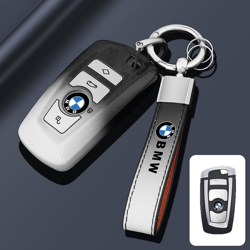 KWMBS1 Car Sticker Car Key Fob Ring Chain Cover Case For BMW 530i 540i 550e 750e 740i 760i X1 X2 X5 X6 X7 M5 iX1 iX2 iX XM i5 i7 2024 2