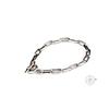 Bebello [Bs-347] 925 Silver Square Chain Bracelet