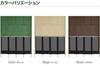 FIELDOOR Quick Sunshade Screen X Stainless Steel Mesh X Zipper Highly Silver Protection 1.8m 2.4m [Brown Roll-Up/2-Tier Curtain] Water-Resistant &