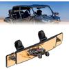 KEMIMOTO Large UTV Rear View Mirror 2 Convex Mirror With 1.5"-2" Sturdy Clamp Compatible With Polaris RZR/CFMOTO/Talon/Pioneer/Can-Am X3/Teryx,