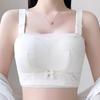 Strapless Bra for Women Anti Slip Gathered Anti Falling No Steel Ring Wrapped Strapless Bra Summer Thin Bra
