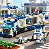 SWAT Kommandofahrzeug Bausteine Polizeistation Auto Bausteine Spielzeug für Jungen Weihnachtsgeschenk für Kinder