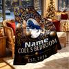 Custom Name Personalized Chelsea Football Club Print Blanket, Home Decor, Bedroom, Sofa, Camping, Couch, Gifts for Birthday Christmas