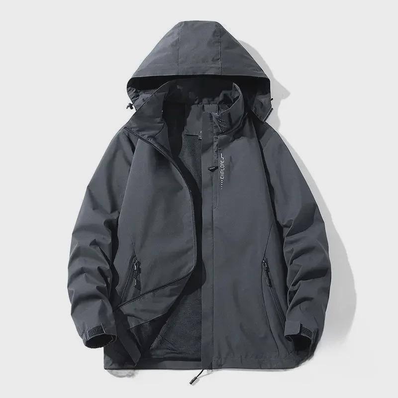 Unisex Outdoor Jacket: Detachable, Warm, Windproof, Waterproof - Perfect for Couples & Mountaineering