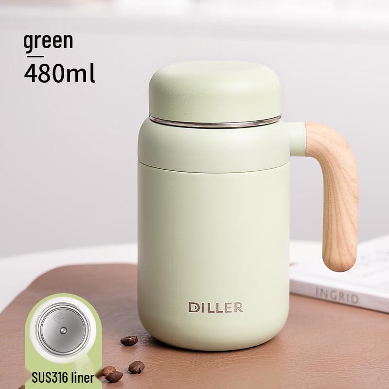 Diller D9267 Insulated Coffee Mug with Handle