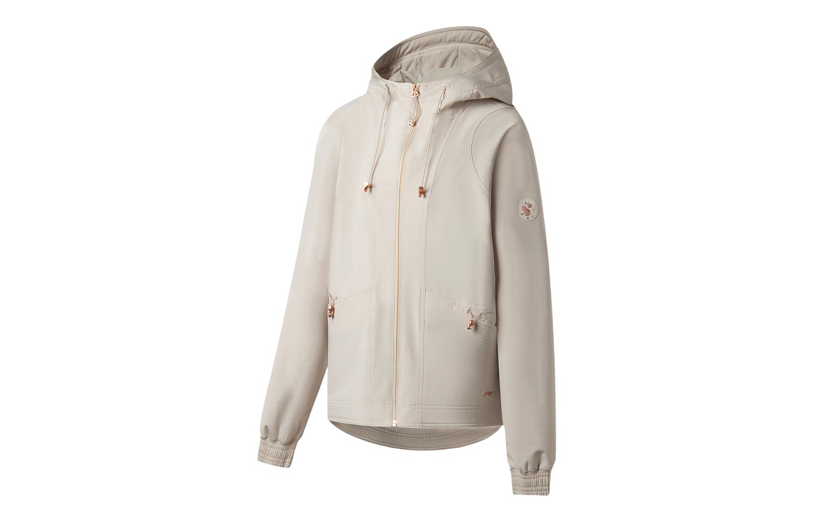 Li Ning Trench Coat Women s Moonlight Gray AFDT066-5 M