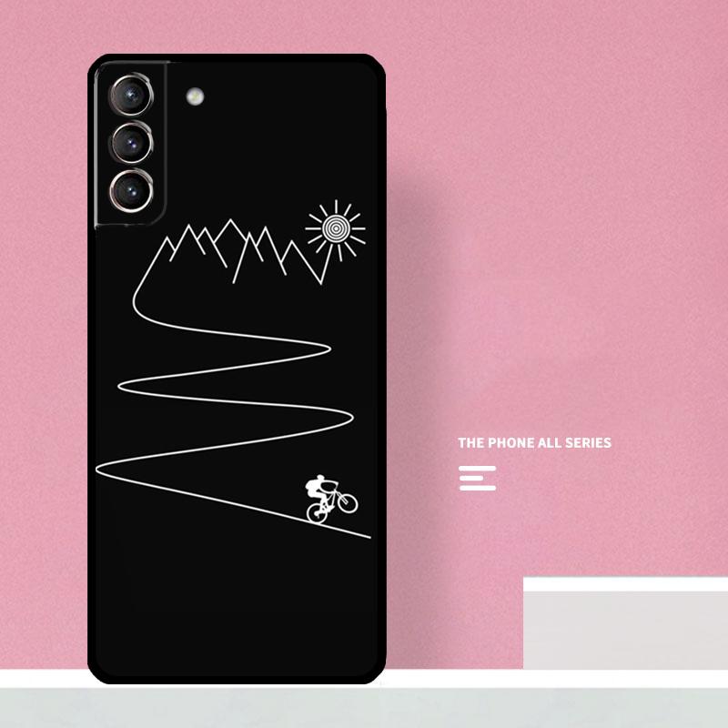 MTB Mountain Bike Cycling Bicycle Phone Case For Samsung Galaxy S26 S25 S24 S20 S21 S22 S23 Ultra S10 Plus S25 FE Cover Coque