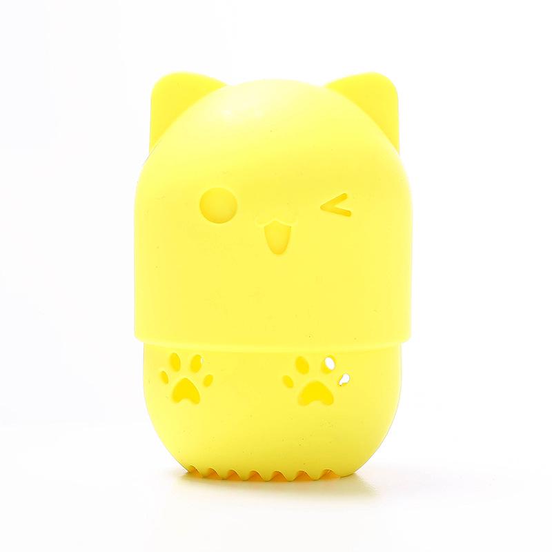 Silicone Makeup Sponge Holder - Moisture & Dust-Proof Storage Box