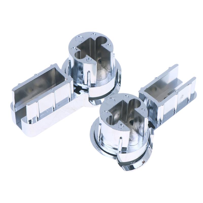 Duschgelenk-Halterungen Für 6Mm Glas Stabilität Für Duschwände Robustes Abs-Material Mit Chrom Design