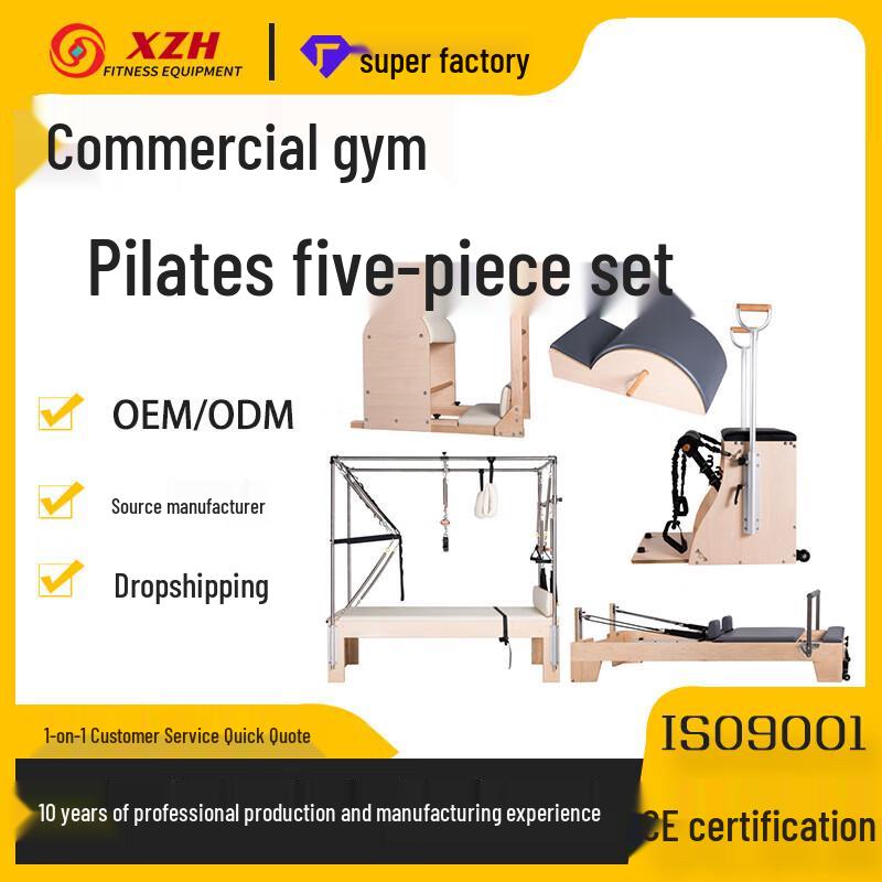 Xinzhen Oak Pilates Cadillac & Studio Equipment 5-Piece Set