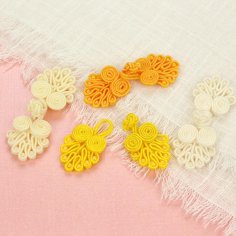 10Pairs Chinese Handmade Cheongsam Buttons Knot Fastener Chinese Knot Buttons DIY Handcraft Clothing Decorative Accessories