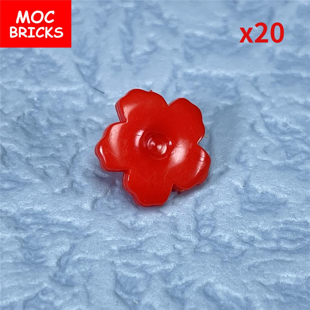 MOC Bricks Plant Stem Leaves Arm Mechanical 37695 30377 Wall Flower Building Blocks Action Educational Assembled Toys Kids Gifts