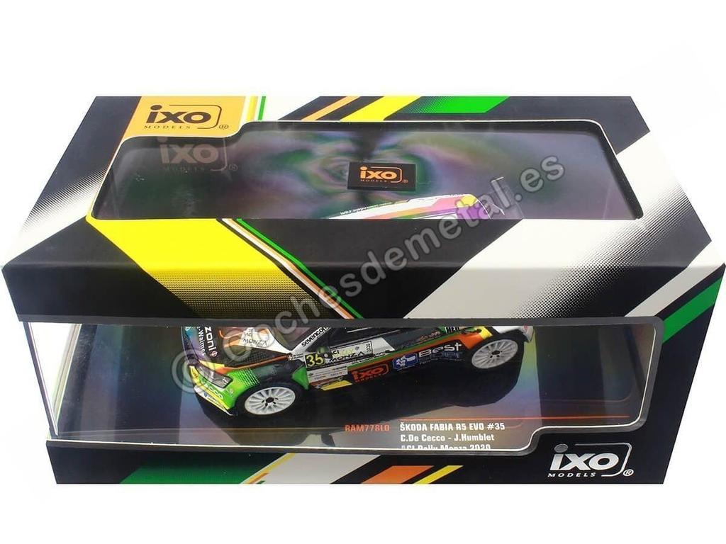 Ixo Model Schukoda Fabia R5 EVO 20ACI Montza D RAM778LQ #35 C. Cecco/J.Humblet 1/43
