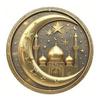 Retro Round Metal Tin Signs Sun And Moon Face Decor Pattern Nostalgic Iron Painting Novelty For Cafe Bar Man Cave Wall Decor