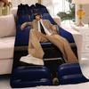 Singer A-Abraham Mateo Music Blanket Warm Soft Suitable For Bedroom Sofa Bed Living Room Office Travel Camping Gifts