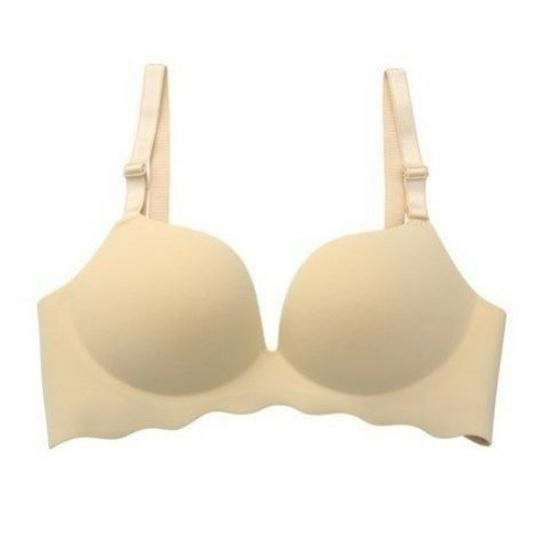 Seamless Wireless Bra: Soft Cotton, Thick Style for Small Bust Lift