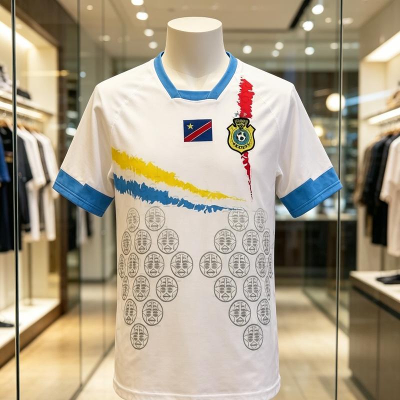 Camiseta Deportiva Estilo Congo, Transpirable, de Secado Rápido, Versión Tailandesa, para Fútbol, Entrenamiento en Campo, Conjuntos Familiares a Juego