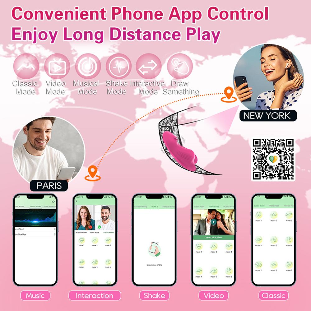 APP Control Panties Vibrator for Women Wearable Wireless Vibrating Vagina Clitoris Stimulator Female Sex Toys Adults Sex Shop