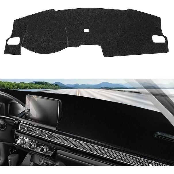 SKYLOTEC Dashboard Mats Dash Covers Pad Compatible With Honda Civic 9Th Gen 2012 2013 2014 2015 Dash Carpet Protector