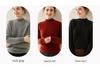 Women's Soft Cashmere Cable Knitwear - Semi-High Neck, Thickened for Autumn/Winter, Can Be Worn Alone or as a Commuting Base Layer