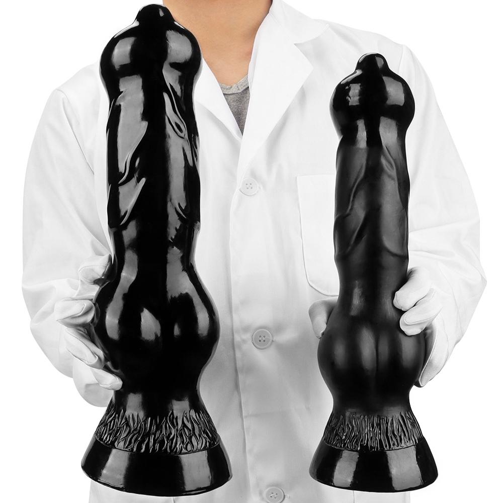 Big Animal Dildo pro muže Ženy Anální kolík Penis Realistické Dilda pro psy Uzel Sexuální hračka Masturbátor pro ženy Potřeby pro dospělé