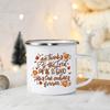 Tis The Season Enamel Mug Pumpkin Spice Fall Coffee Mug Cute Autumn Coffee Latte Cup Campers Gifts Ideas Cup Autumn Drinks