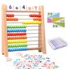 CRIMOCA kuleramme sett med talltelling og regning Regnbuekuleramme 100 er et pedagogisk leketøy for gutter og det lærer og en Montessori tre matematikk