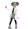 Halloween Gal vitenskapsmann kostyme Jenter Gutter Uniform Cosplay Sett For Barn Lek Rolle