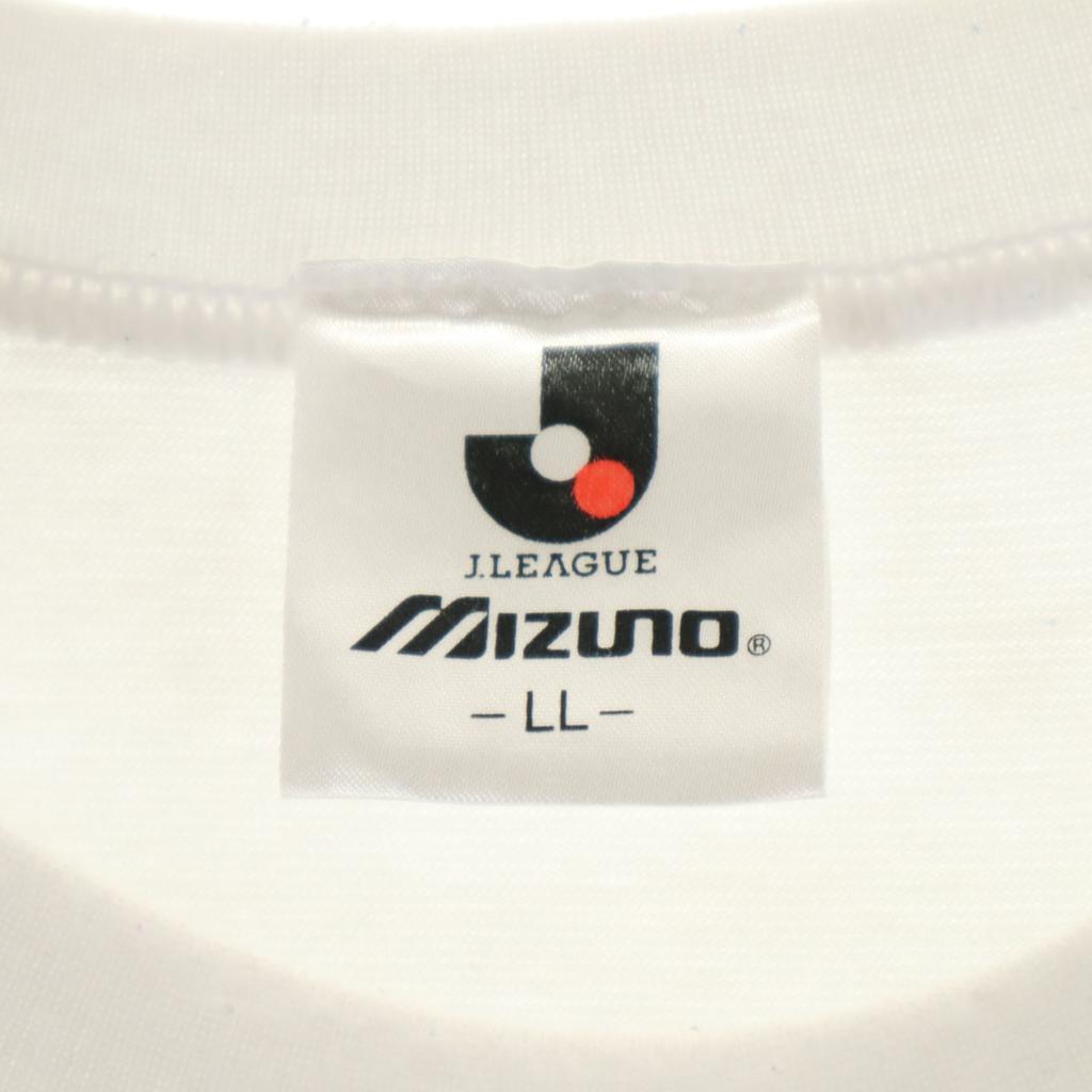 Mizuno J League Short Sleeve T-shirt LL White Football Men's Used