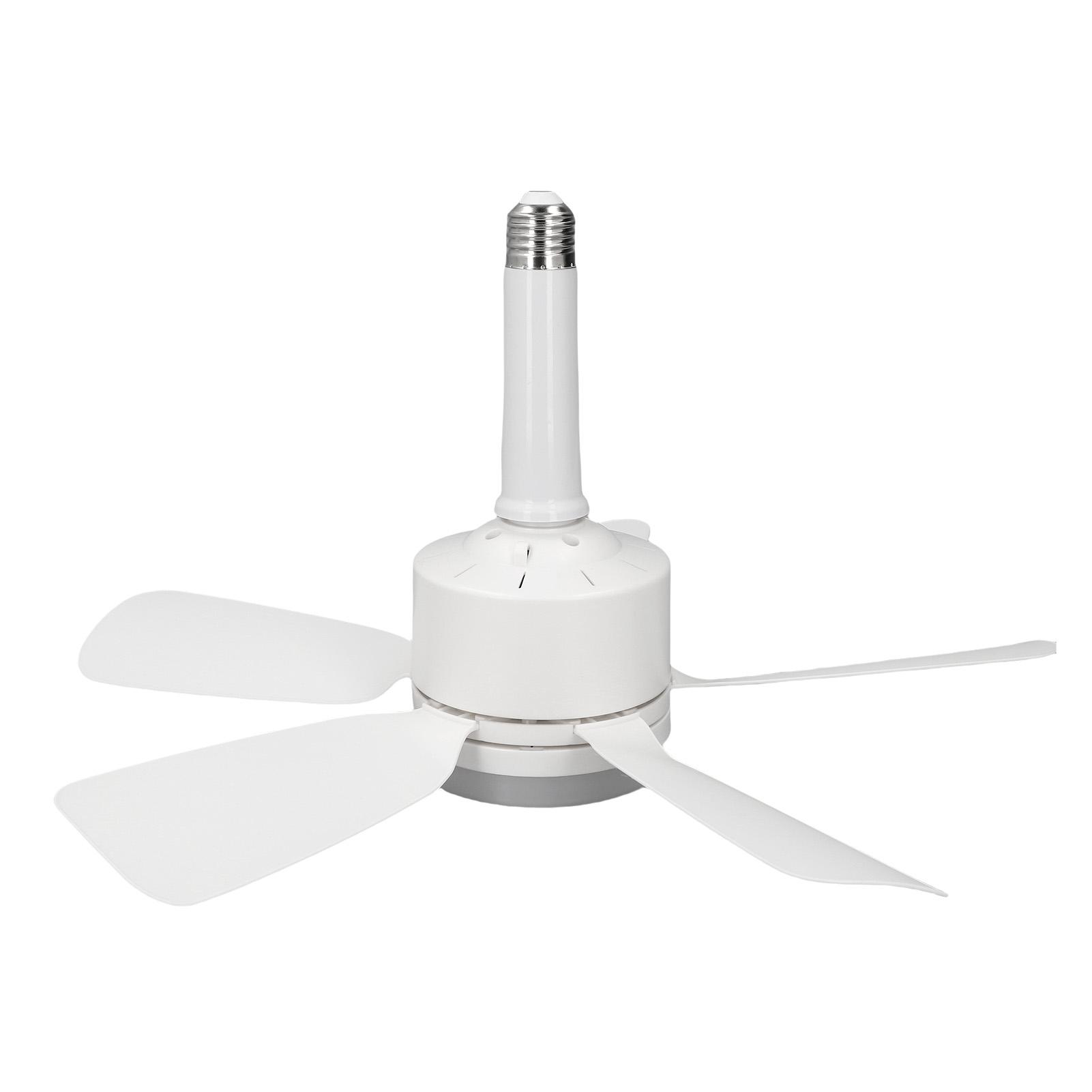 

Socket Ceiling Fan Light with Remote 1600 Luminous Flux Easy Install Screw in E26 E27 Base for Bedroom Living Room Kitchen Garage