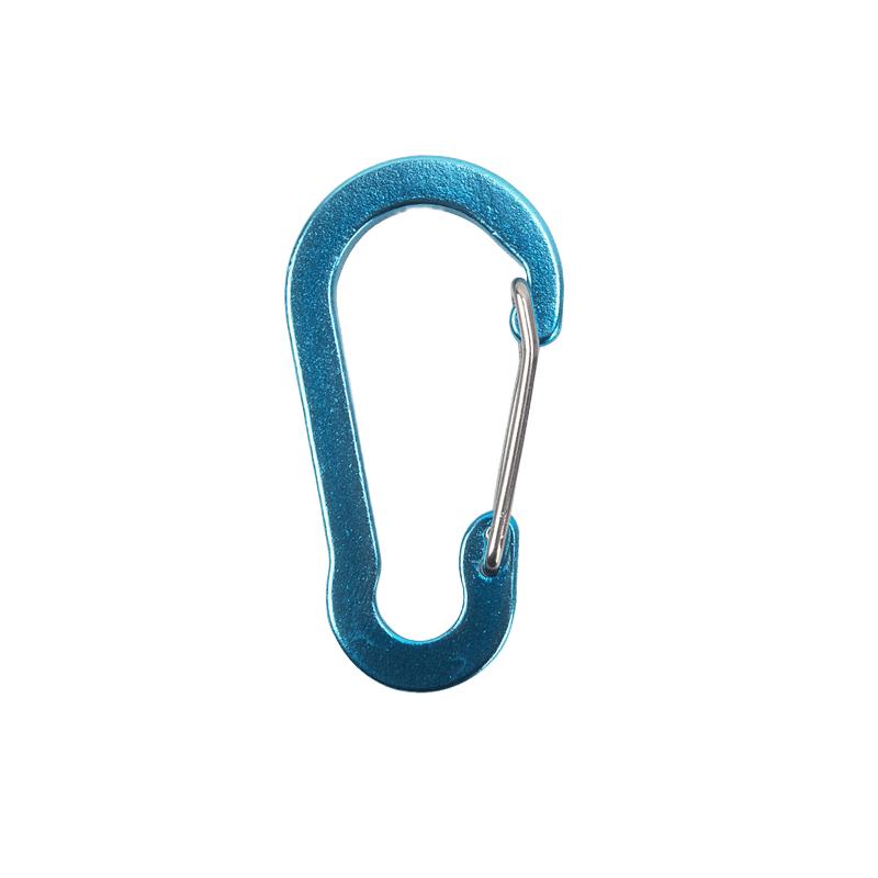 1PC Gourd Shape Carabiner Camping Gadget Water Bottle Hanging Buckle Key Chains 10 Color Available Aluminum Alloy Carabiners ZYF