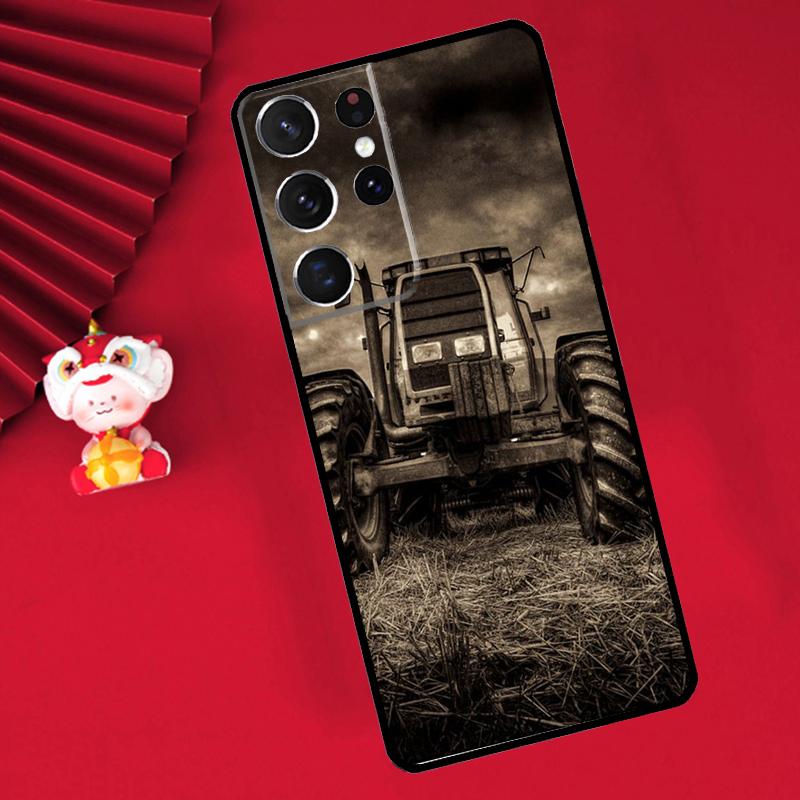 Farm Vehicle Tractor Case For Samsung Galaxy S24 Ultra S22 S23 Plus Note 10 Note 20 S8 S9 S10 S20 S21 FE Cover
