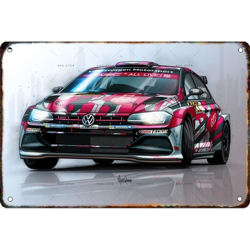 Kovová nástěnná cedule Bar v garáži, Dekorativní plaketa do interiéru auta 20x30cm