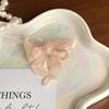 Hairpin Acetic Acid Hairpin Barrette Bowknot Duckbill Clip Fashion Bow Hair Clip  Girls