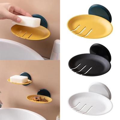 Portasapone Qualità Montaggio a Parete Ventosa Porta Sapone Antiscivolo Autodrenante Porta Sapone Accessori Bagno Jaboneras Lavandino