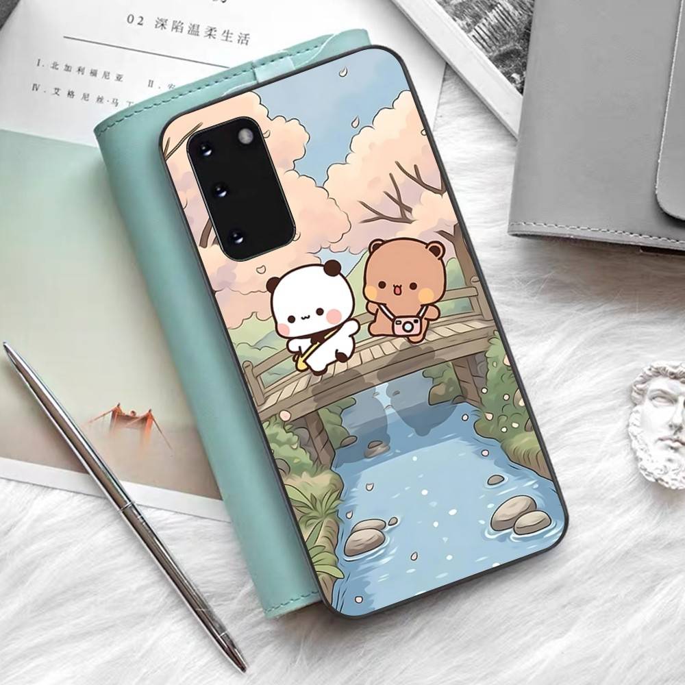 BuBu DuDu Couple Cartoon Phone Case For Samsung S 24 Fe 25 Ultra Plus 20 Lite 21 30 22 23 24 22 Ultra 5G Fundas