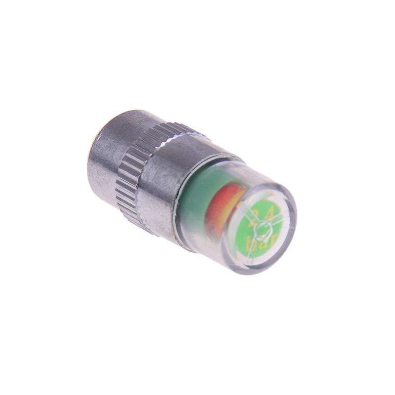 4Pcs Detecting Pressure Indicator Tire Monitor Car Alarm Visible Caps