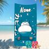 Customizable personalized beach towels Pokémon themed designs.Suitable for the beach, yoga, sports;ideal as beach accessories